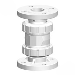 SUPAPA DE SENS TIP 561 CU PRINDERE FLANSA PVDF