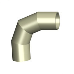 Curba 90° PP-H CC
