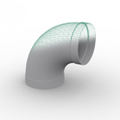 Cot 90° Ventilatie PVC-U